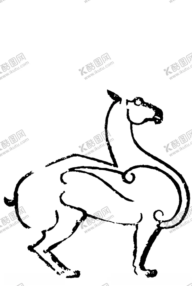 编号：86895510271636267795【酷图网】源文件下载-中国纹样马传统纹样中国风
