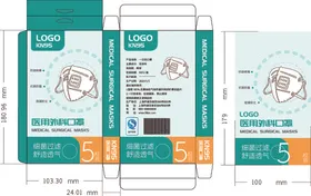 KN95口罩口罩包装设计