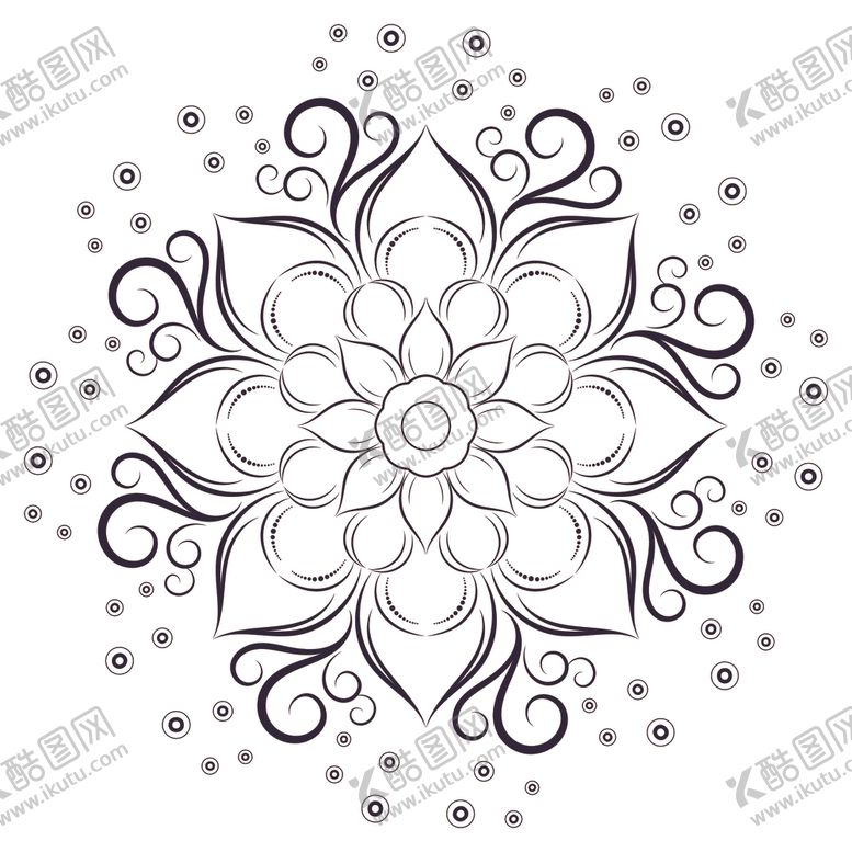 编号：37467610010845346057【酷图网】源文件下载-曼陀罗图案