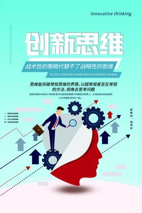 创新思维企业文化活动海报素材