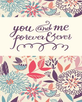 北欧创意森系花纹图案