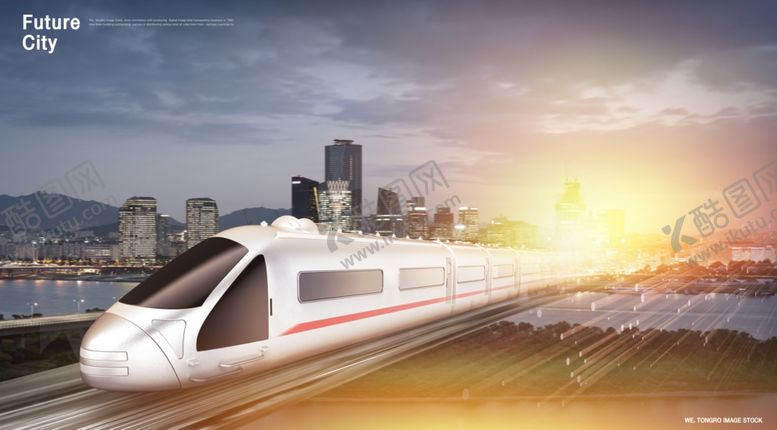 编号：80100710041728245336【酷图网】源文件下载-高铁光速创意概念海报