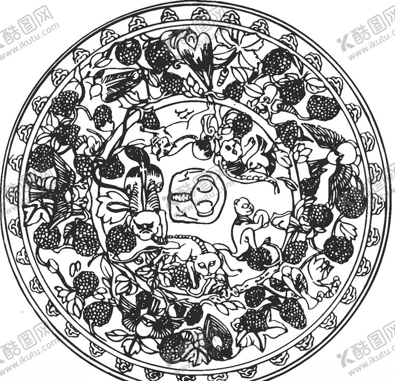 编号：79342809231628496006【酷图网】源文件下载-镂空花图案