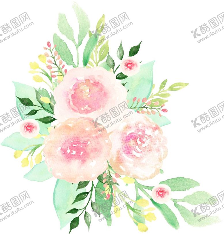 编号：41277512011952431428【酷图网】源文件下载-手绘花卉