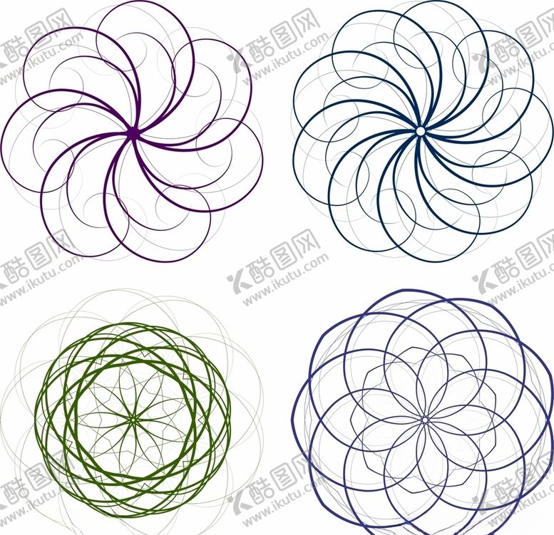 编号：12261105060127381581【酷图网】源文件下载-几何花纹