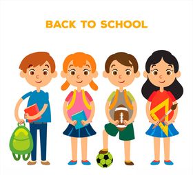 学生矢量图