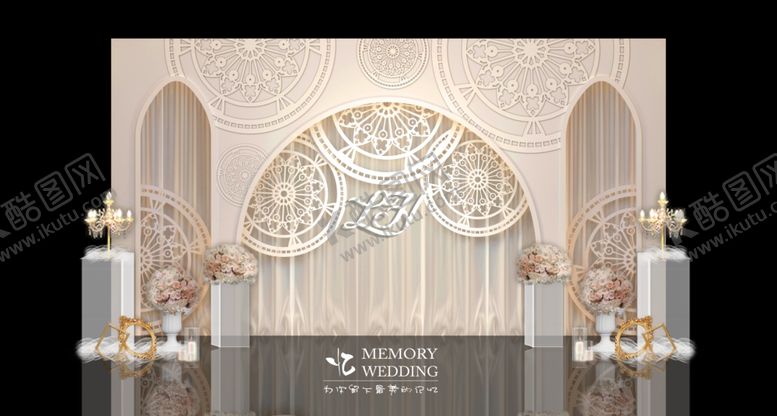 编号：32098310071537206648【酷图网】源文件下载-欧式婚礼合影