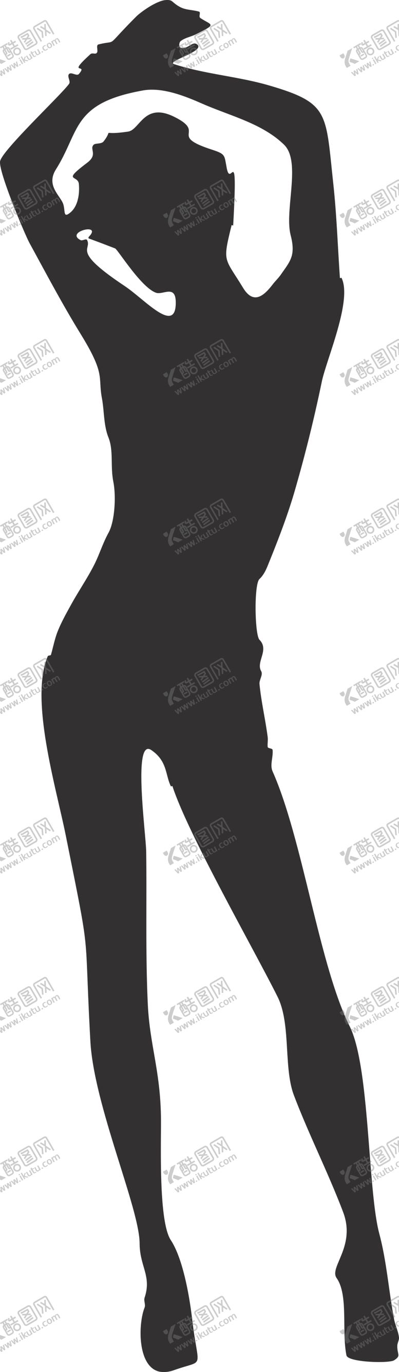 编号：62728205131529481085【酷图网】源文件下载-美女剪影