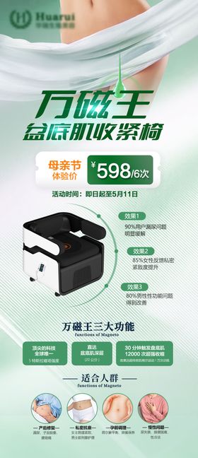 万磁王盆底肌收紧椅海报