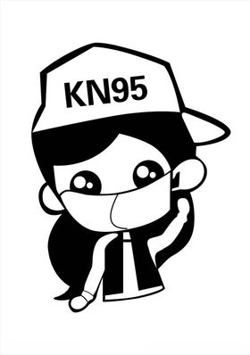 KN95口罩卡通人物