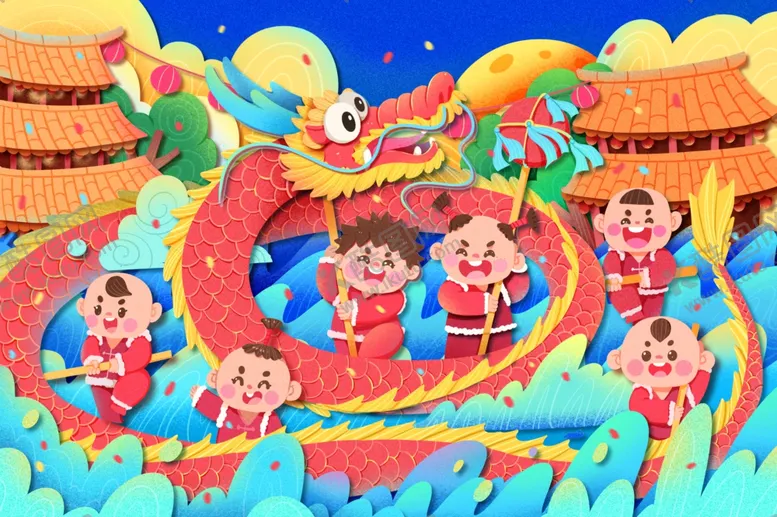 编号：74549511260425088750【酷图网】源文件下载-龙年年画龙年IP形象