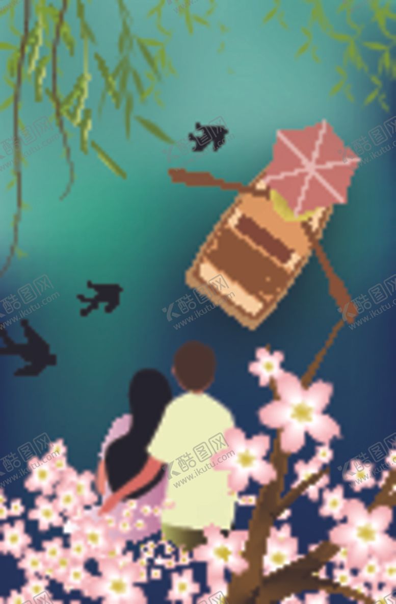 编号：45939810190253413277【酷图网】源文件下载-原创春天节气手绘扁平矢量唯美插