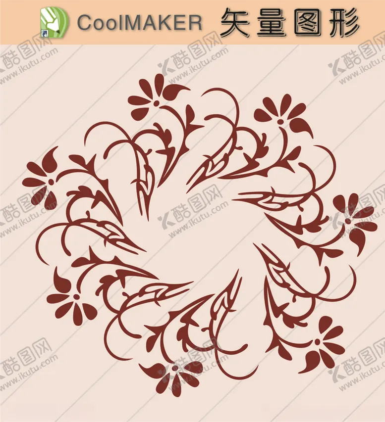 编号：21405009161518177506【酷图网】源文件下载-花草剪纸花草壁纸简洁手绘