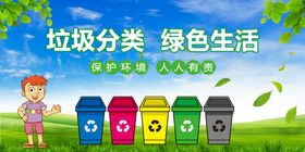 保护环境垃圾分类海报