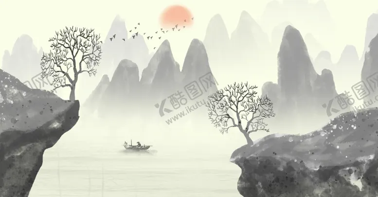 编号：83137106161807354341【酷图网】源文件下载-水墨山水