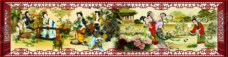 编号：42793805141910165065【酷图网】源文件下载-春宫图古代画轴画