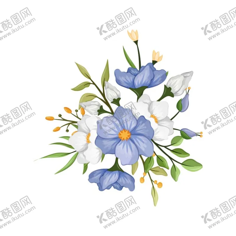 编号：30847610111320538643【酷图网】源文件下载-手绘花卉