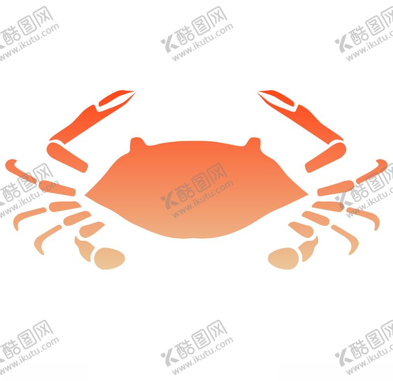 编号：50466110172030188695【酷图网】源文件下载-矢量梭子蟹