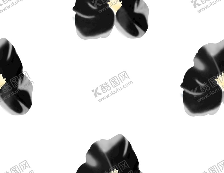 编号：84321009192119409367【酷图网】源文件下载-黑色花