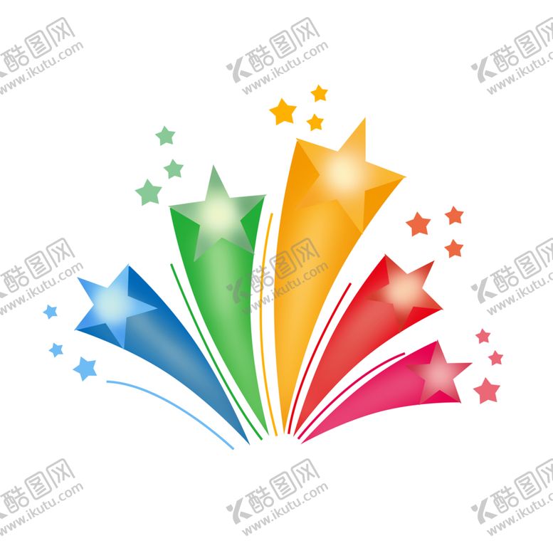 编号：66576309280539349757【酷图网】源文件下载-立体星星好消息