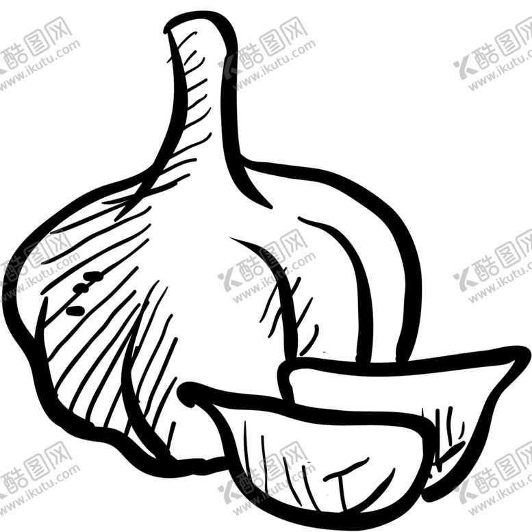 编号：97605110051441294360【酷图网】源文件下载-手绘大蒜