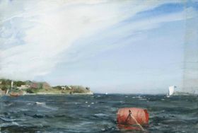 海景海浪风景画玄关过道
