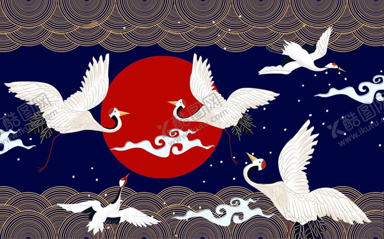 编号：84321710300328052157【酷图网】源文件下载-国潮背景