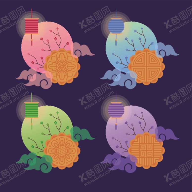 编号：20713910050605006284【酷图网】源文件下载-中秋节插画