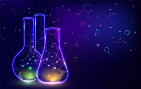 发光背景圈数字眩