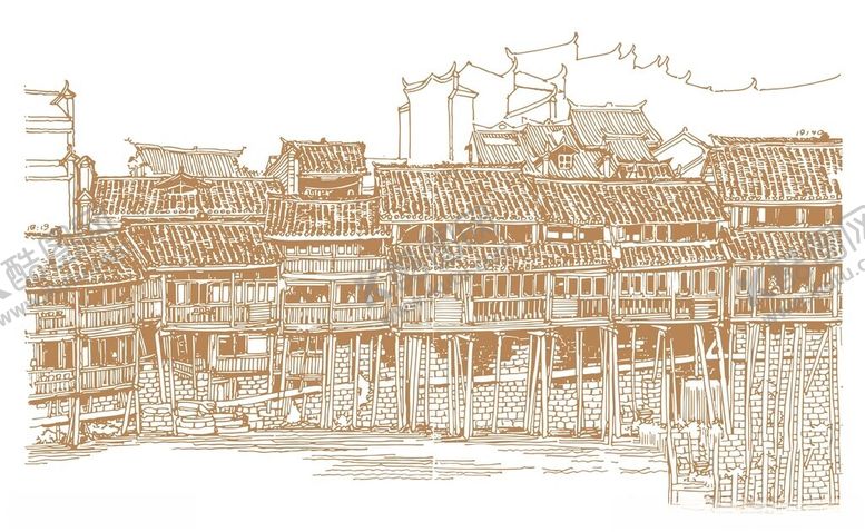 编号：69375904010733555198【酷图网】源文件下载-吊脚楼