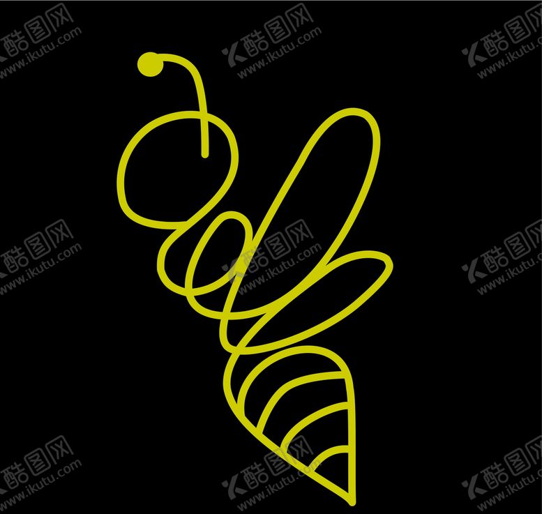 编号：94776806280735329166【酷图网】源文件下载-蜜蜂简笔画