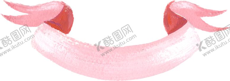 编号：15559206251626282485【酷图网】源文件下载-水彩手绘飘带