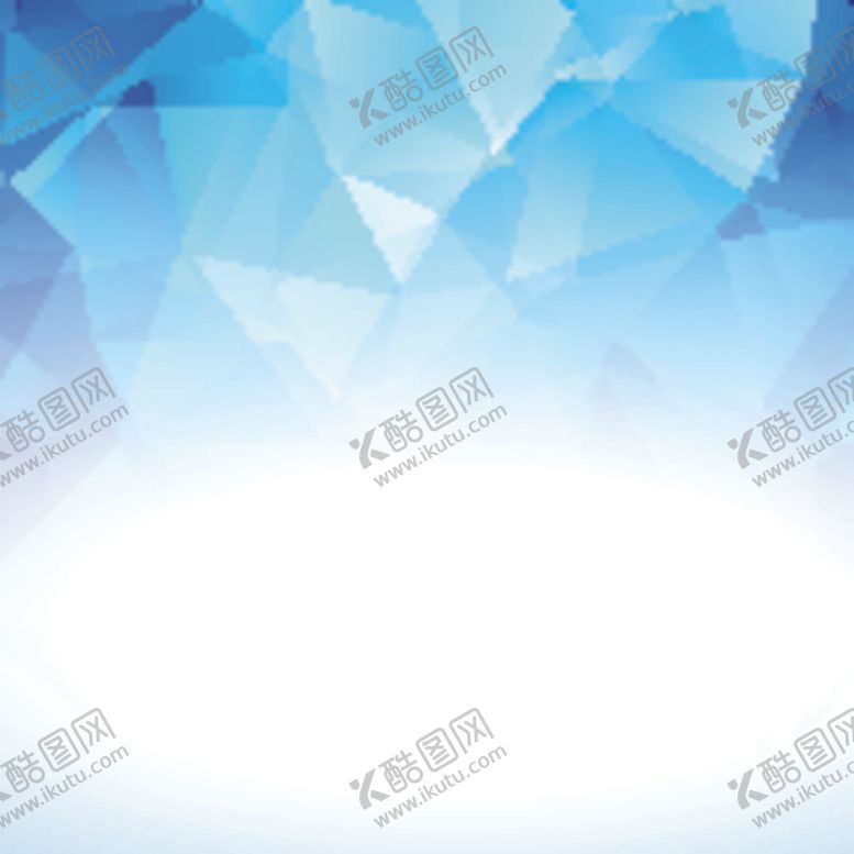 编号：76722505161219552496【酷图网】源文件下载-蓝色矢量多边形立体水晶现代背景