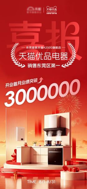 品牌战报喜报海报