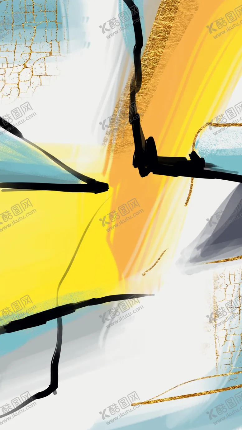编号：79881810182217556090【酷图网】源文件下载-简约水彩艺术挂画装饰画