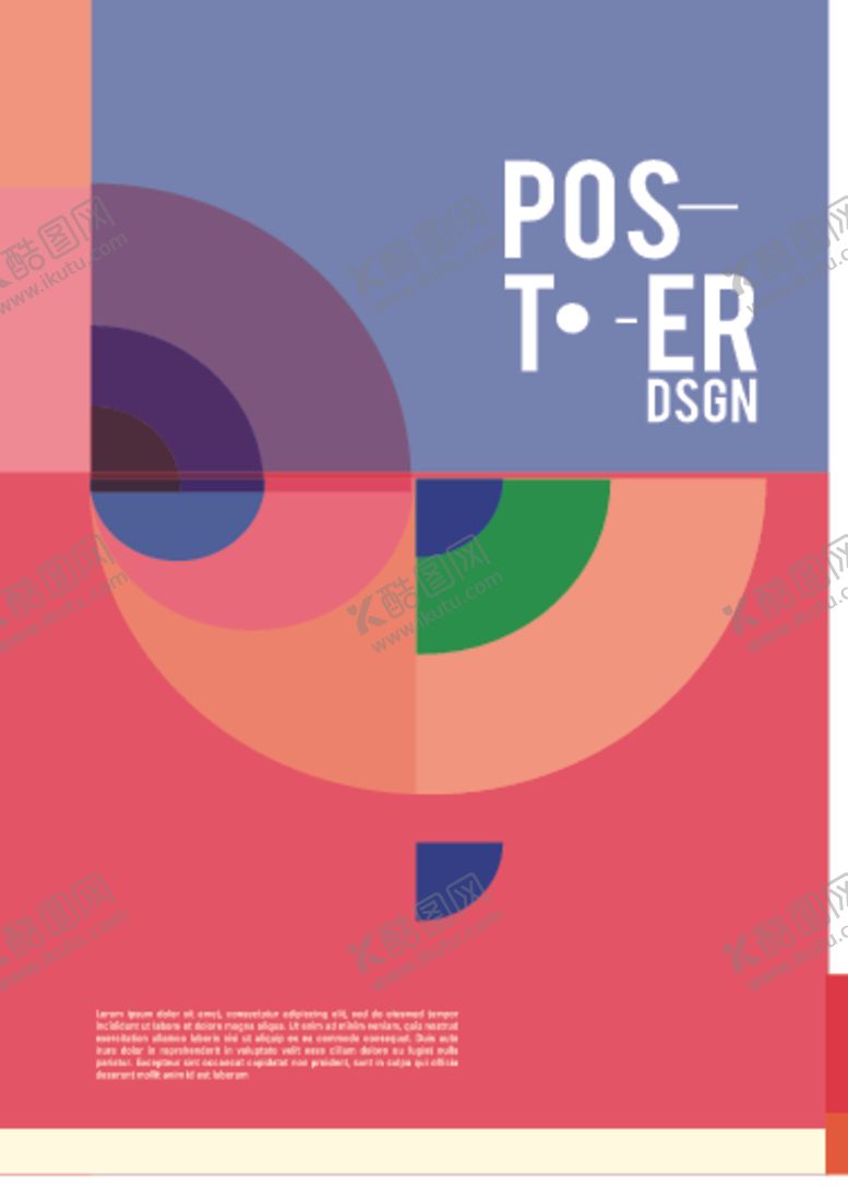 编号：73340910150802328846【酷图网】源文件下载-几何拼接创意海报图案