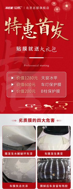 汽车车膜制作长图