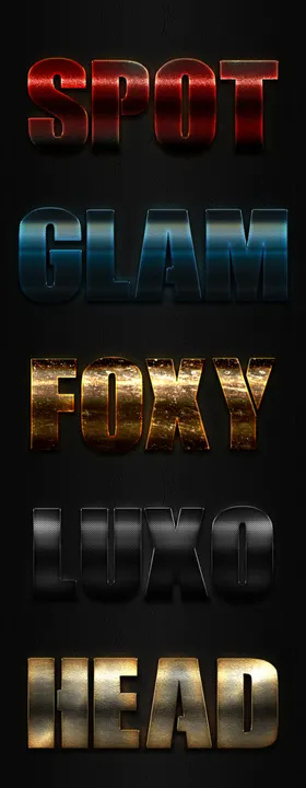3D特效字体