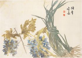 植物花鸟国画字画