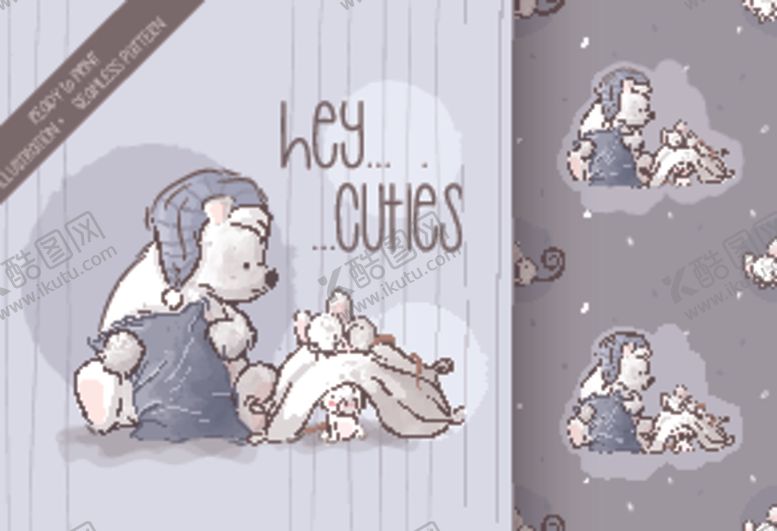 编号：49934609090056346258【酷图网】源文件下载-卡通动物图案