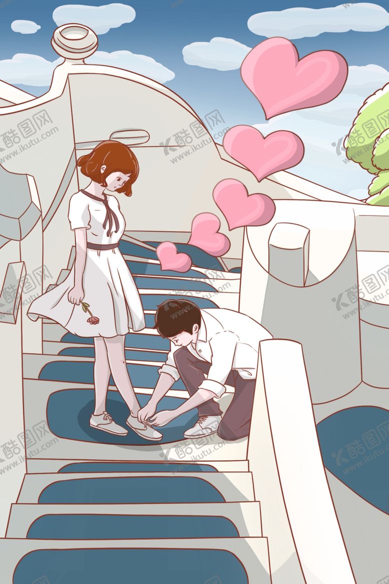 编号：51064009150839056456【酷图网】源文件下载-七夕情人节创意插画