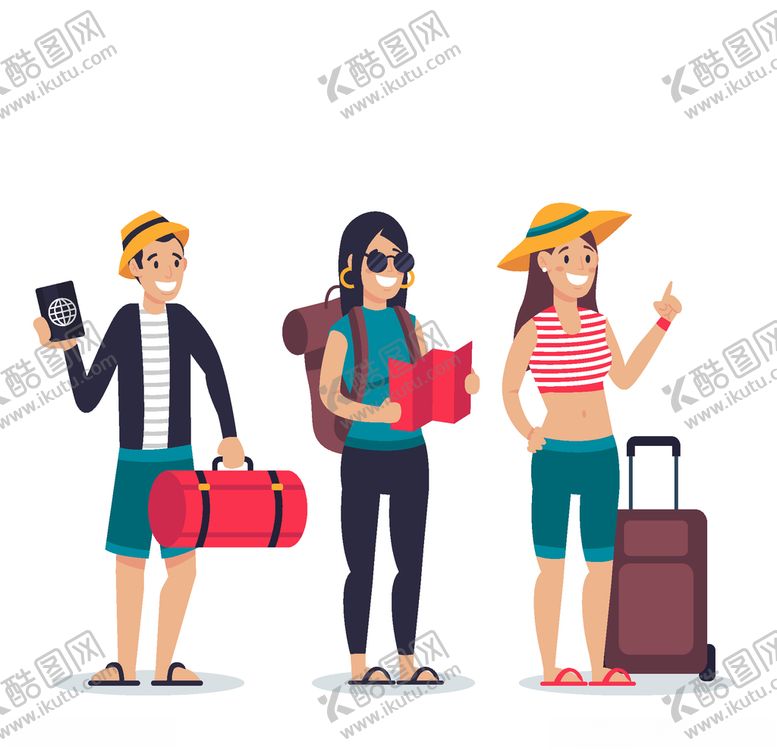 编号：99213710090417005426【酷图网】源文件下载-旅客游客