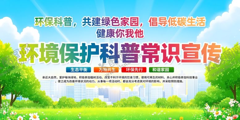 编号：63556810021030219826【酷图网】源文件下载-环境保护科普宣传栏