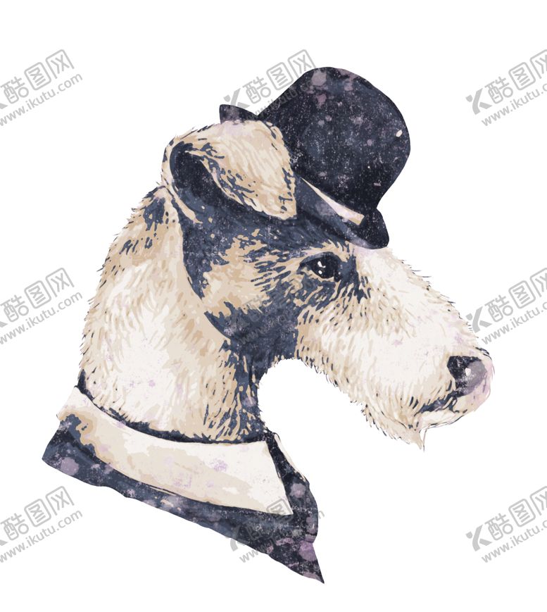 编号：94493202022027324125【酷图网】源文件下载-手绘狗子