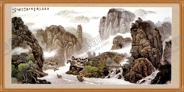 编号：20467705111741044139【酷图网】源文件下载-山水风景图
