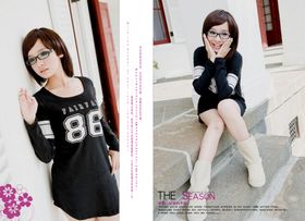 致青春少女时代相册PSD模板