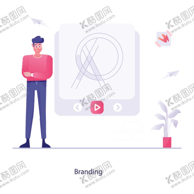 编号：88543103311110271772【酷图网】源文件下载-商务插画