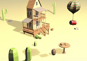 低多边形效果图