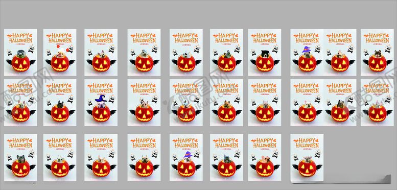 编号：63659112152307202729【酷图网】源文件下载-万圣节搞怪图