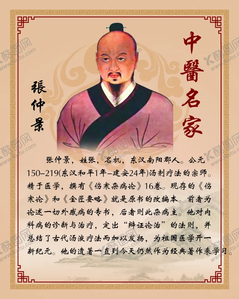 编号：91110906181333099235【酷图网】源文件下载-张仲景